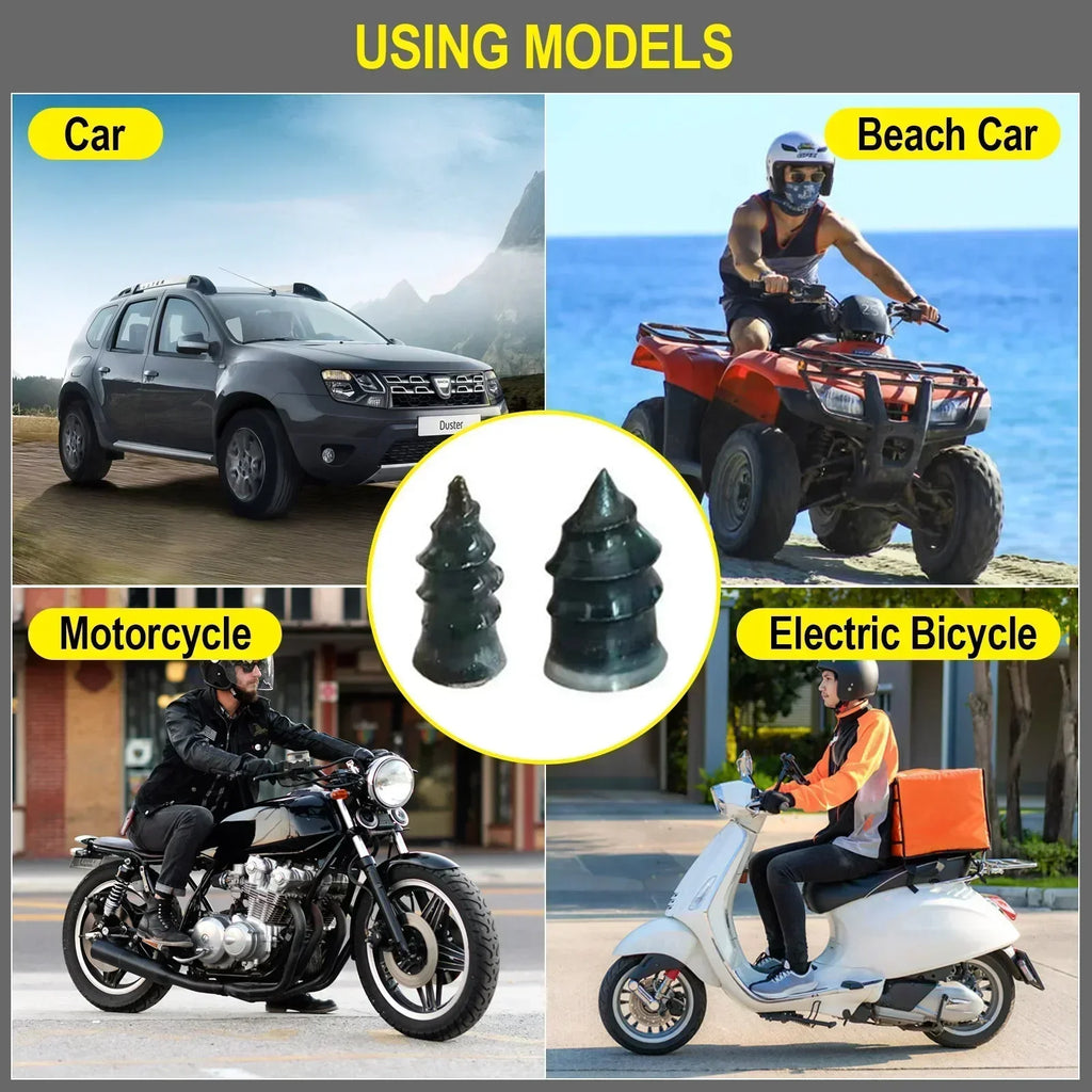 Vacuum Tyre Repair Nails for Car Trucks Motorcycle Scooter Bike Tire Puncture Repair Tubeless Auto Tires Repair Tools Amagi