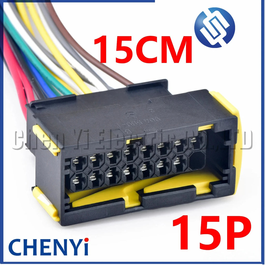 15 Pin 16P  Automobile connector Board Wire harness Plug 0001530022 964589-1 2-968814-2 968815-1 968814 29688142 For truck