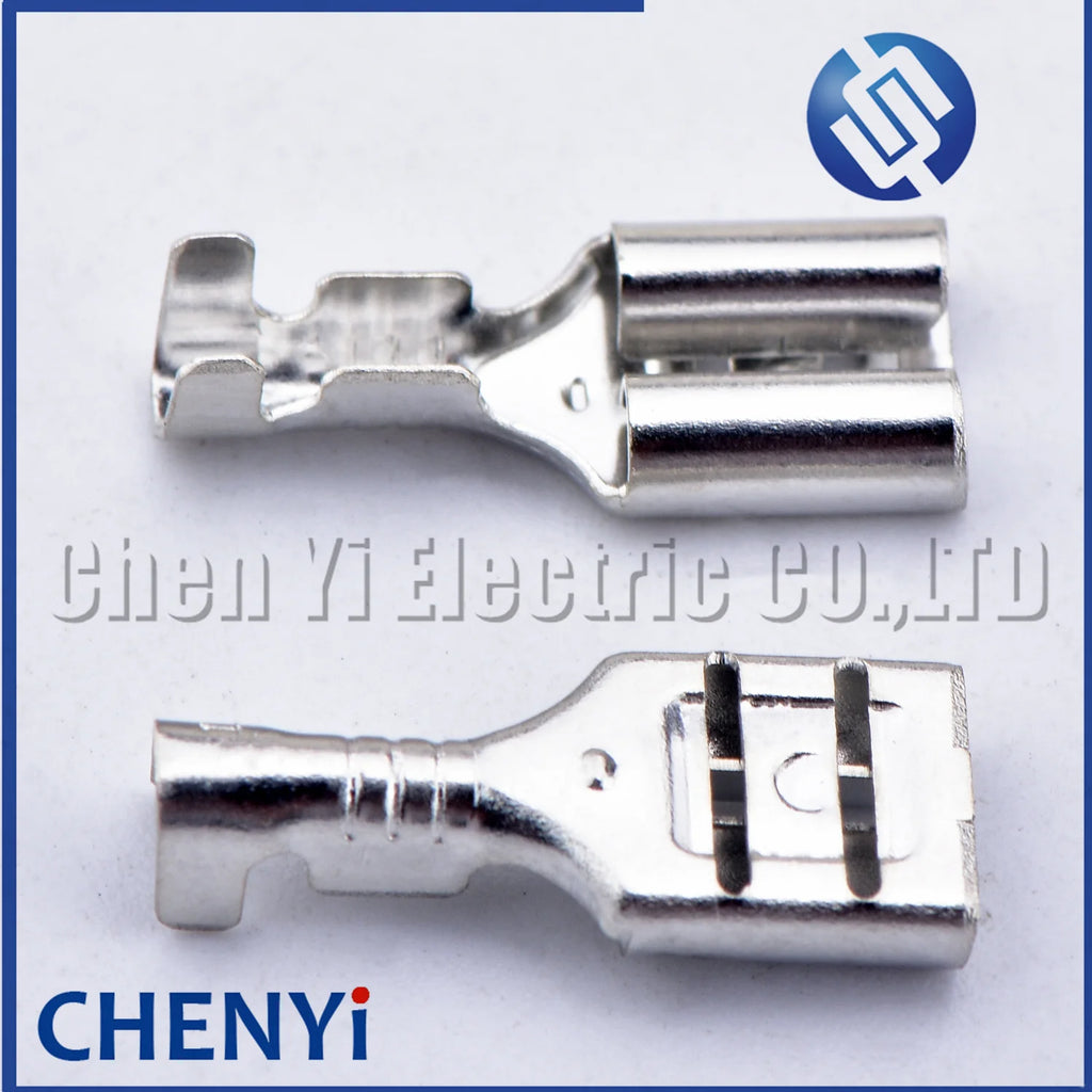 50 Pcs 6.3 series auto wire for connector crimp loose pins Female 0.5-1.25mm 120386325T2001