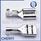50 Pcs 6.3 series auto wire for connector crimp loose pins Female 0.5-1.25mm 120386325T2001