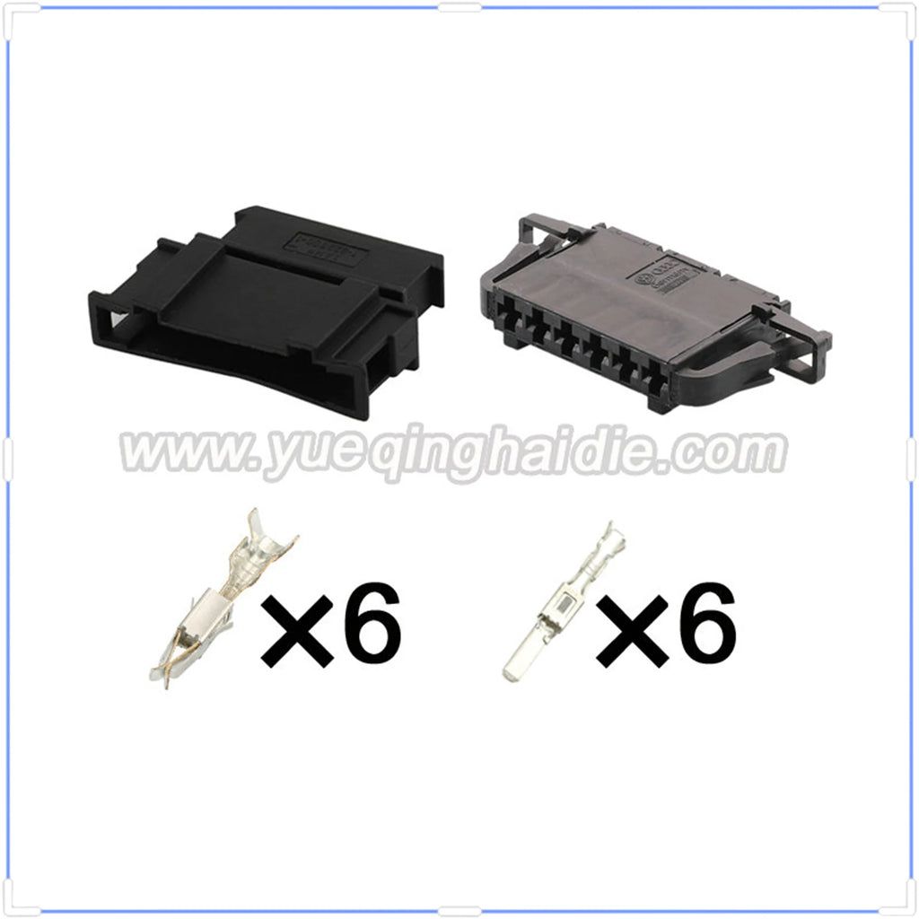 6Pin Connector 2.8mm Male Female Connectors Auto Wire Harness Cable Socket for Benz VW Audi 191972716 1J0972706 A0375453528