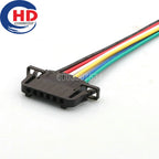 6 Pin Connector Unsealed 1.5mm Male Female Connectors Cable Motorcycle Electrical Harnesses Wiring Harness 3B0972706/1747251-1