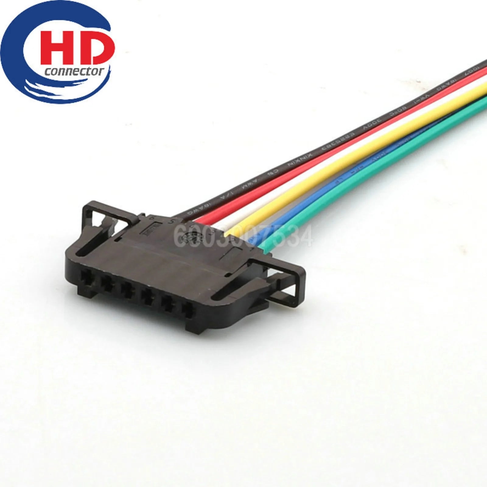 6 Pin Connector Unsealed 1.5mm Male Female Connectors Cable Motorcycle Electrical Harnesses Wiring Harness 3B0972706/1747251-1