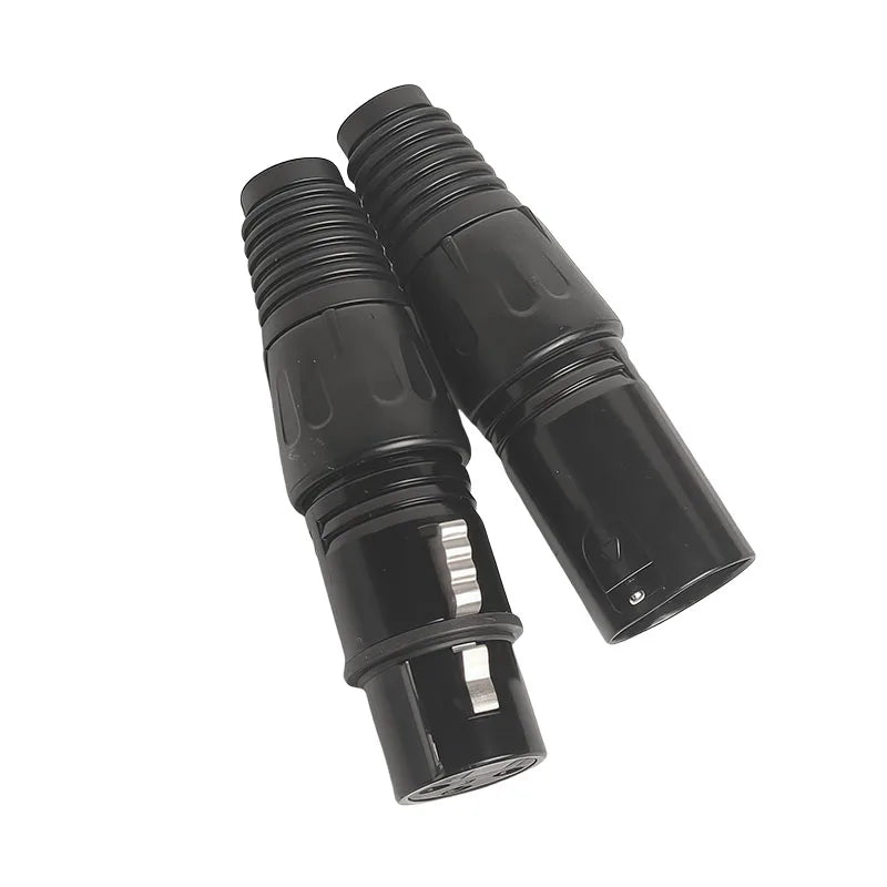4/10/20PCS Gold-Plated 3-Pin XLR Male to Female Adapter, Balanced Audio Mic Connector for Microphone, Mixer, Speaker, Studio