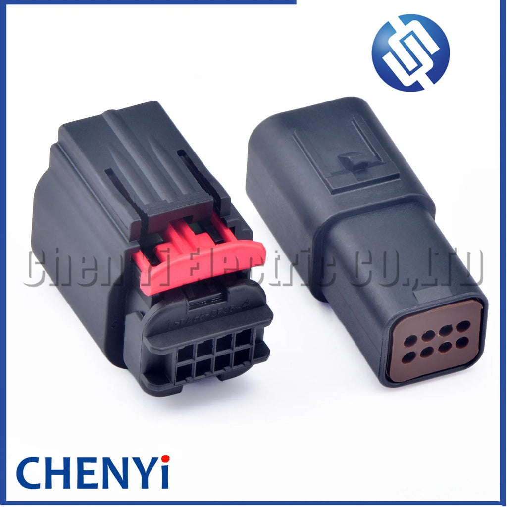 8 Pin Automotive waterproof Connector Parking Sensor ACC Module Plug Socket 1411001-1 For Ford Land Rover Carnival Sharpe Max