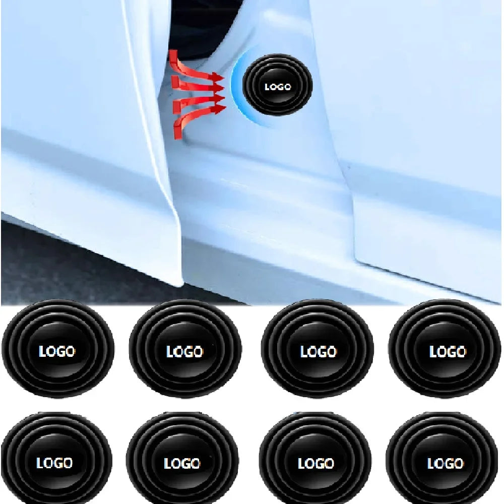 Customized 10 Pieces Car Silicone Shock Pad Shock Absorption Buffer Gasket Sound Insulation Pad Mount Protective Door Mute Anti
