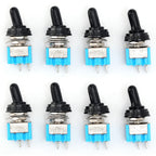 For Motorcycles Boat Supplies Accessory MT-S101 2 Pin 2 Position Mini Toggle Button Switch Blue Micro Toggle Switch Tool 1-10PCS