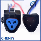3 Pin Auto Waterproof Connector male or female Automobile Triangle Wire harness plug socket 7-1437710-9 3-1437712-1 For Ford