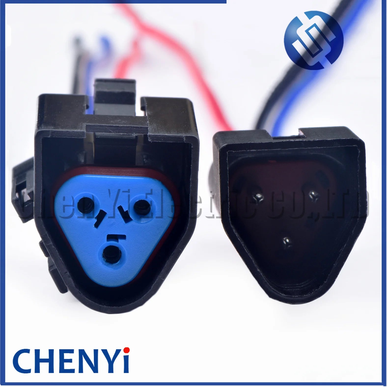 3 Pin Auto Waterproof Connector male or female Automobile Triangle Wire harness plug socket 7-1437710-9 3-1437712-1 For Ford