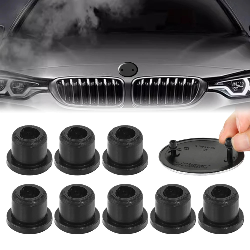 For BMW Logo Hole Plug Trunk Emblem Grommet Holder Clip Car Hood Logo for BMW 1 3 5 7 Series E32 E34 E36 E38 E39 E46 E60 E66 E90