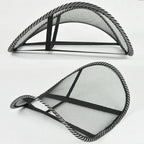 Car Seat Office Chair Massage Back Lumbar Support Mesh Ventilate Cushion Pad Black Mesh Back Lumbar Cushion for Car Driver Amagi