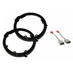 2 Pair 6.5inch Car Speaker Adapter Board With Wiring Harness For Honda Civic Car Speaker Adapter Board Exterior Parts