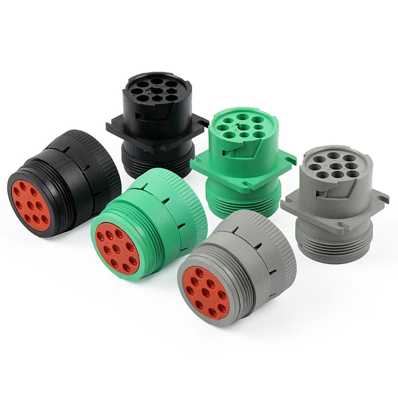 Suitable for Deutsch type connector 9-core diagnostic interface HD16-9-96S waterproof connector HD10-9-1939P-P080