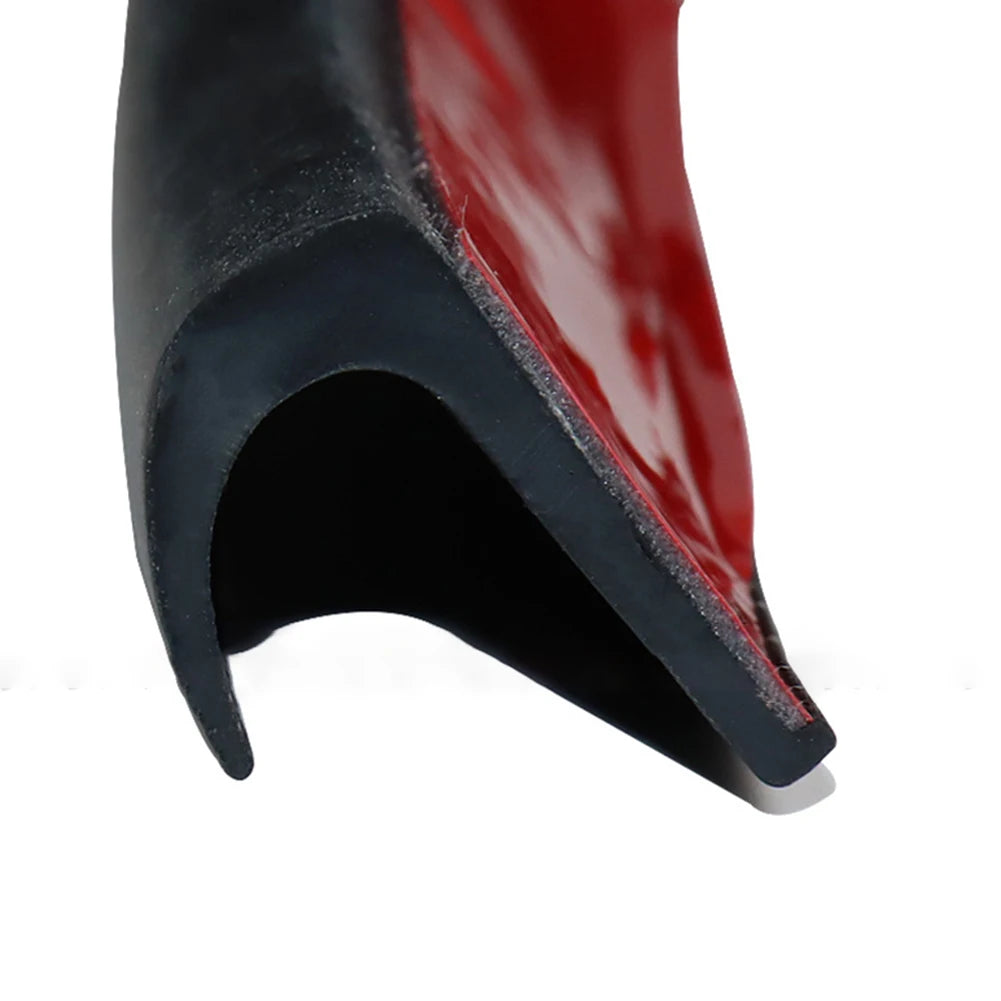 1PC RV Rain Gutter 1/2" Height Drip Rail PVC Rain Strip Roof J Shape Rain Gutter Soft Rubber Strip RV Water Guide Strip