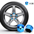 20PCS Hub Screw Cover Hub Screw Cover Protective Cap Hub Center Cover Tire Modification for Tesla Model 3 S X Y Amagi