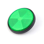 2/1pcs Circular Reflector Car Universal Trucks Motorcycle Night Reflector Safety Reflector Motorcycles ATV Bikes Accessories
