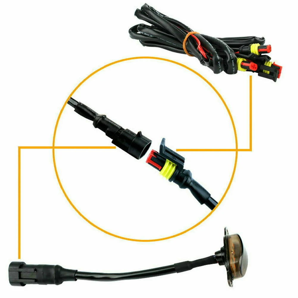 4Pcs Front Grille LED Light For Jeep 2003 To 2021 Front Grille LED Light Raptor Style Grill Car Accessories