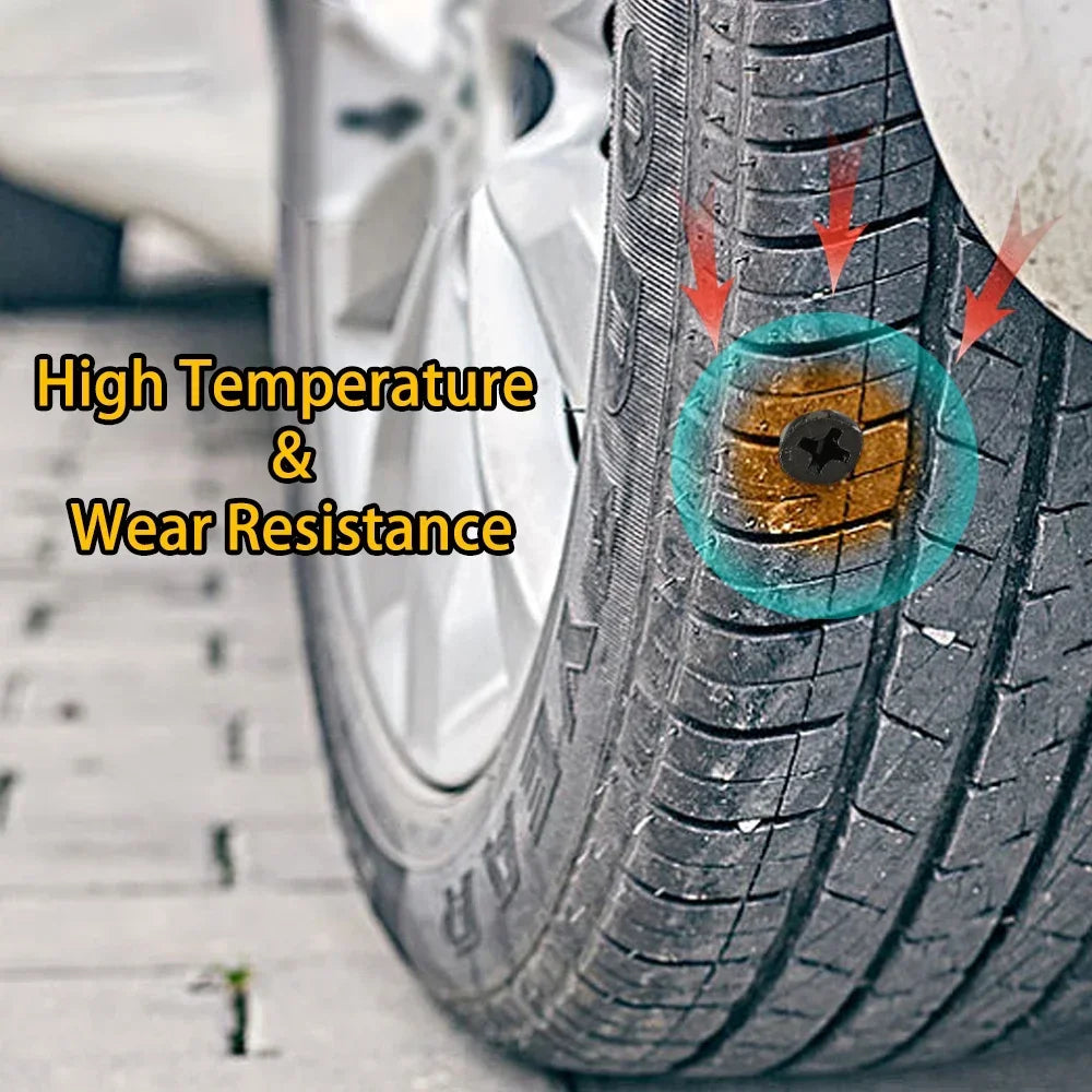 100pcs Vacuum Tyre Repairing Nails Car Truck Motorcycle Scooter Bike Tire Puncture Repair Rubber Nail Tools Accessories wholesal