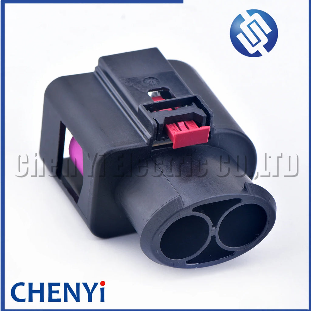 2 Pin female Automobile waterproof connector Steering gear booster pump electronic fan Plug 5Q0971955 5Q0 971 955