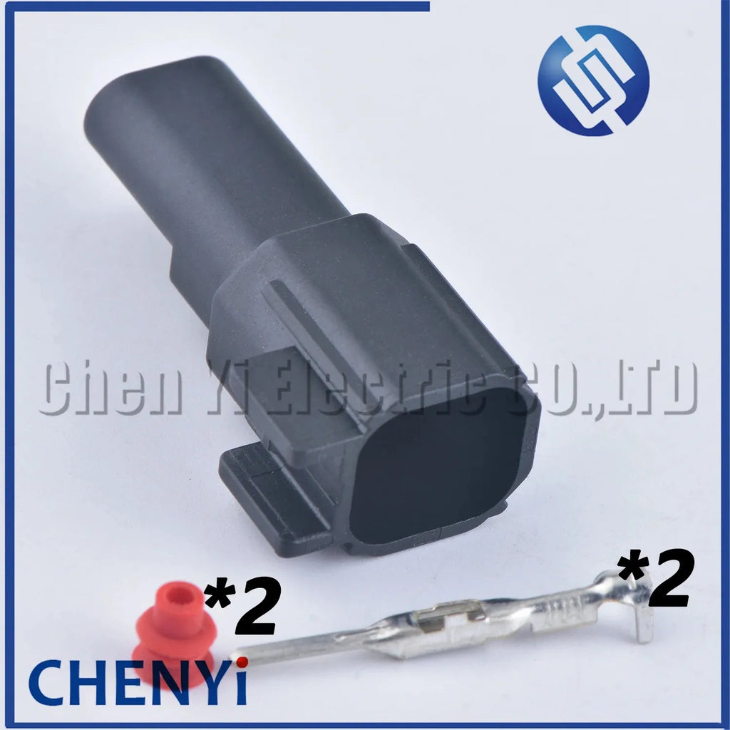 2 Pin male or female auto waterproof connector Fuel injector front wheel ABS sensor plug for Ford Buick Chevrolet EV6