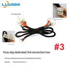The No. 3 connection wiring harness for automotive DSP power amplifiers is specially designed for Hyundai Kia Sonata Elantra