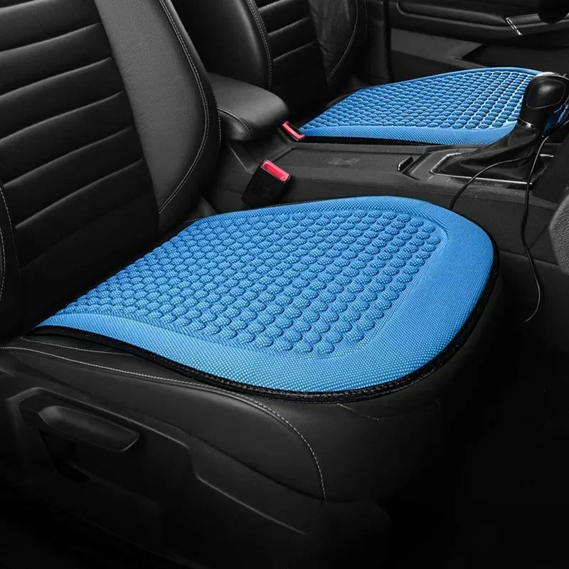 Winter Car Seat Cushion Short Plush Seat Protector Pad with Non-Slip Backing Flocking Cloth Cover Universal Front Covers Amagi