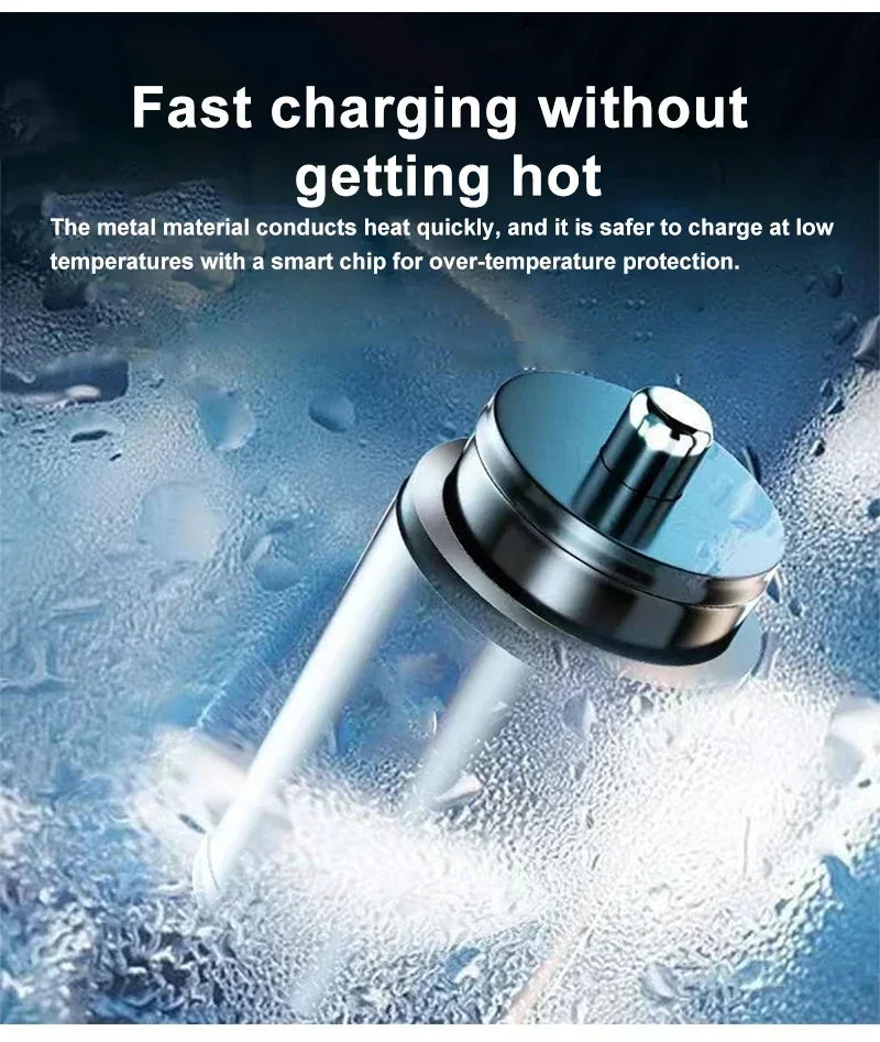 200W Dual USB Ports Car Charger USB Fast Charging Adapter Mobile Phone High Speed Charger For IPhone Samsung Xiaomi Huawei Amagi