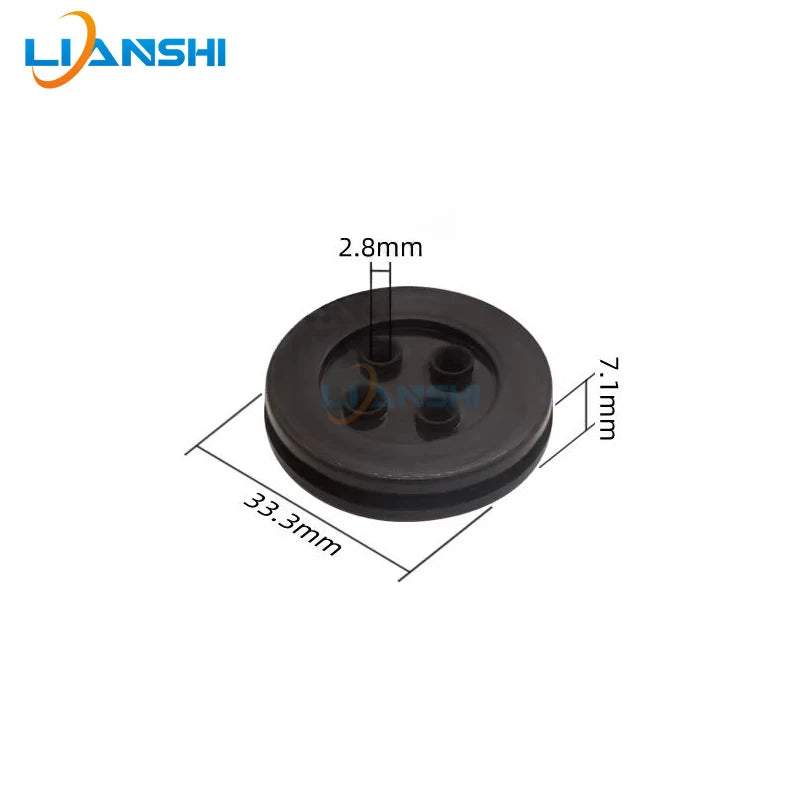 Car LED headlight dust cover, waterproof shield, HID sealing ring, lens, xenon lamp rear cover, 4-hole wiring sealant