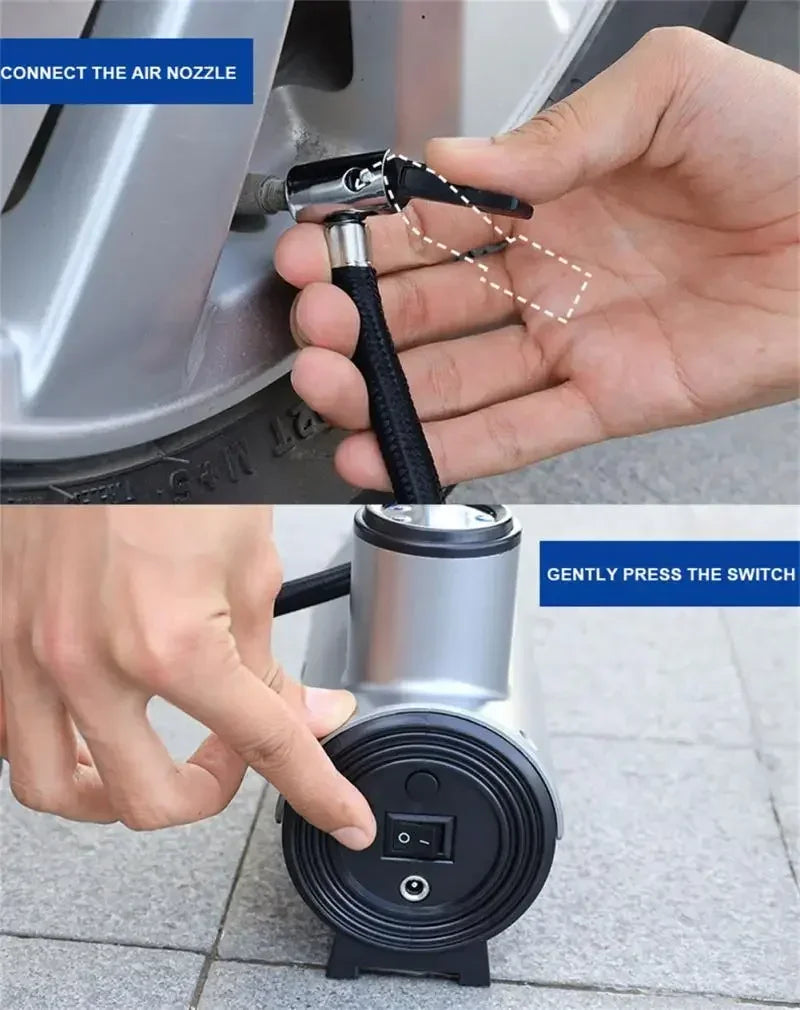 Car Mounted Inflator Pump Cigarette Lighter Charging Wireless Inflator Pump Tire Inflator Pump Inflator Portable Inflator amagi