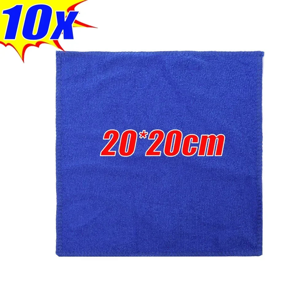 1/30Pcs Microfiber Towels Car Wash Drying Cloth Towel Household Cleaning Cloths Auto Detailing Polishing Cloth Home Clean Tools