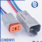 DT 2 3 4 6 8 12 Pin Automotive Sealed Electric Plug male female Waterproof Connector Wire Harness DT06-2S DT04-2P For Deutsch