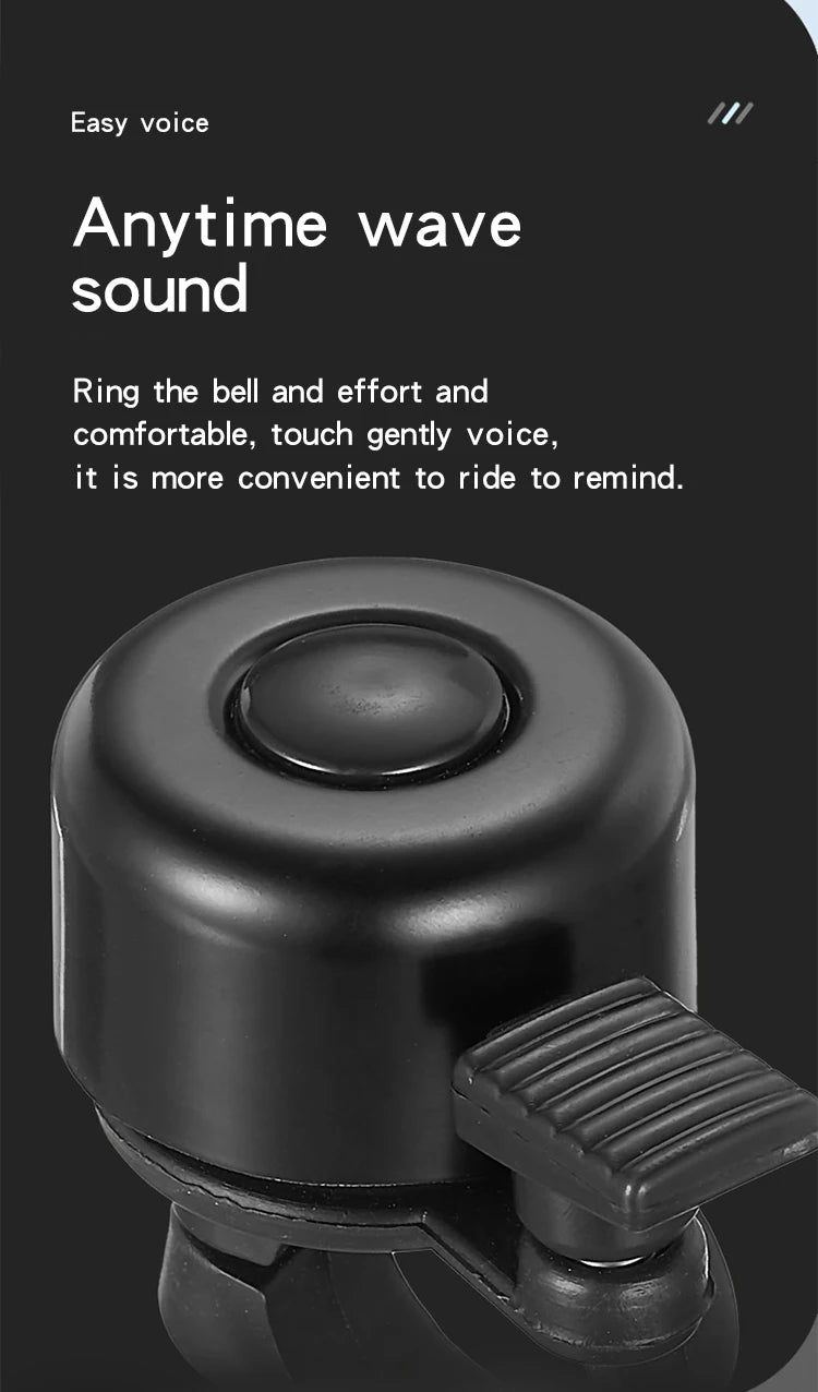 Bicycle Bell MTB Bike Sound Alarm Horn For Safety Warning Cycling Handlebar Metal Ring MTB & Road Bike Accessories New