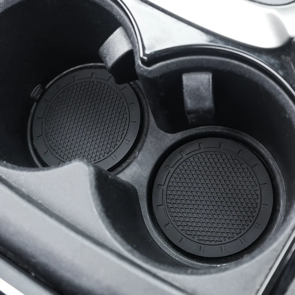 Car Cup Holder Anti-Slip Insert Coaster Mat Auto Cup Holder Soft Rubber Anti-skid Drink Cup Bottle Mat Car Interior Accessories