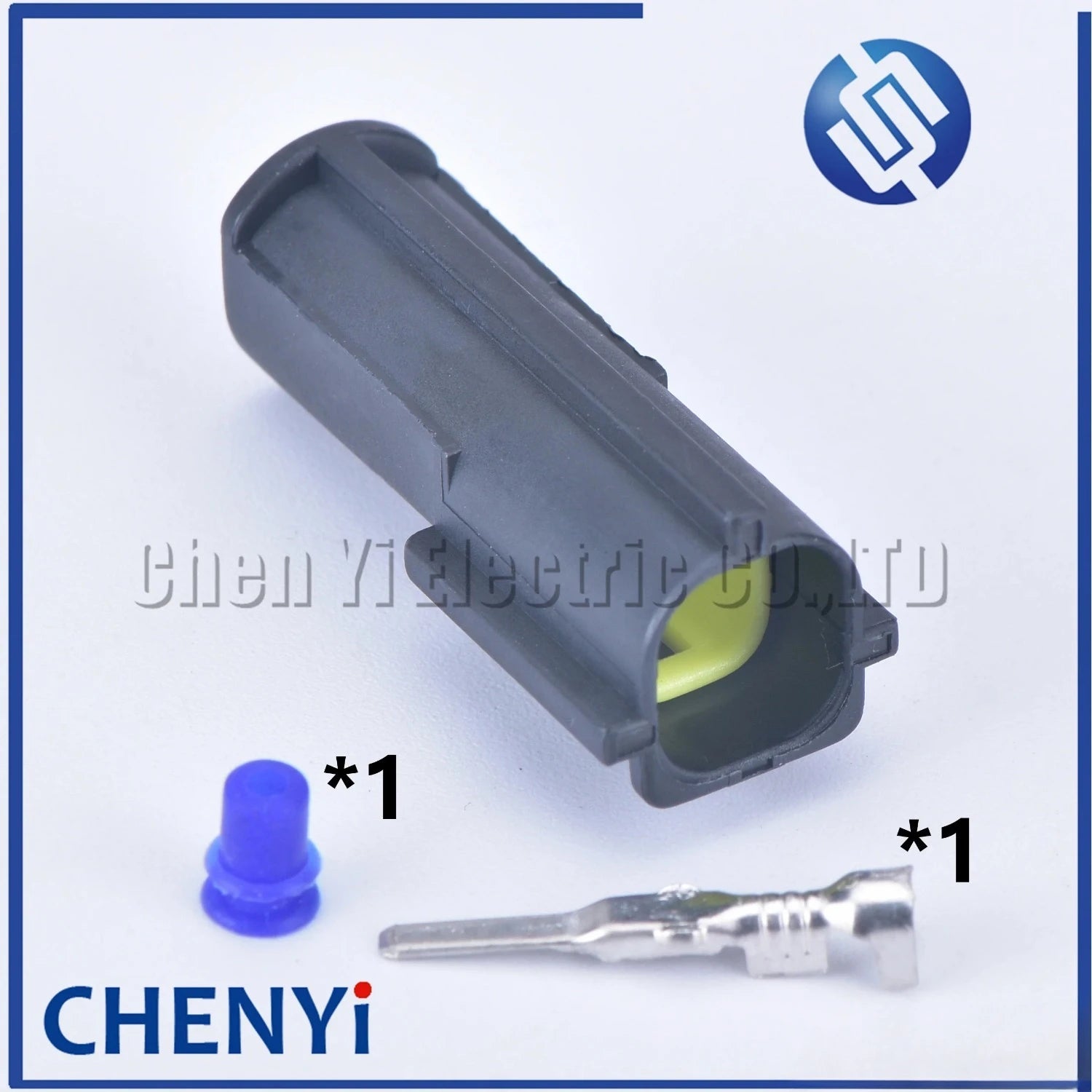 1 pin way male or female waterproof wire connector auto electrical plug conector 174879-2 174877-2