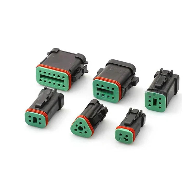 DT04-12P-E003 Dichi type connector, DT06-6S-CE05 covered excavator wiring harness connection plug, DT06-2S-CE05