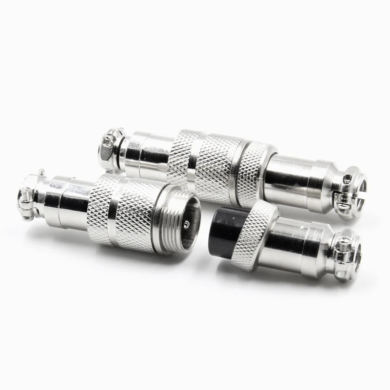 1Set GX12 2/3/4/5/6/7 Pin Male&Female Docking Aviation Plug&Socket Circular Waterproof Thread butt joint Connector