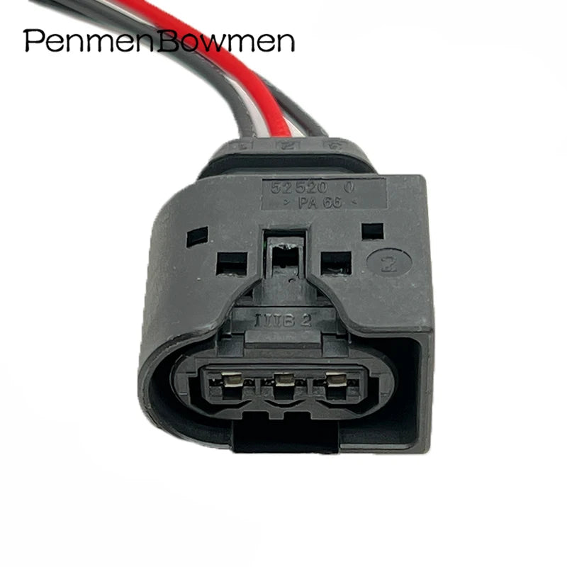 1 Set 3 Pin Auto Kostal Injector ABS Crankshaft Electrical Cable Connectors Wiring Harness Plug For Benz BMW 09441391 50290970