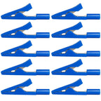 4/10/40PCS Mini Insulated Alligator Clips, Solderable Pure Copper Jaws,Fully Insulated Tips for Safe Electronics Testing and DIY