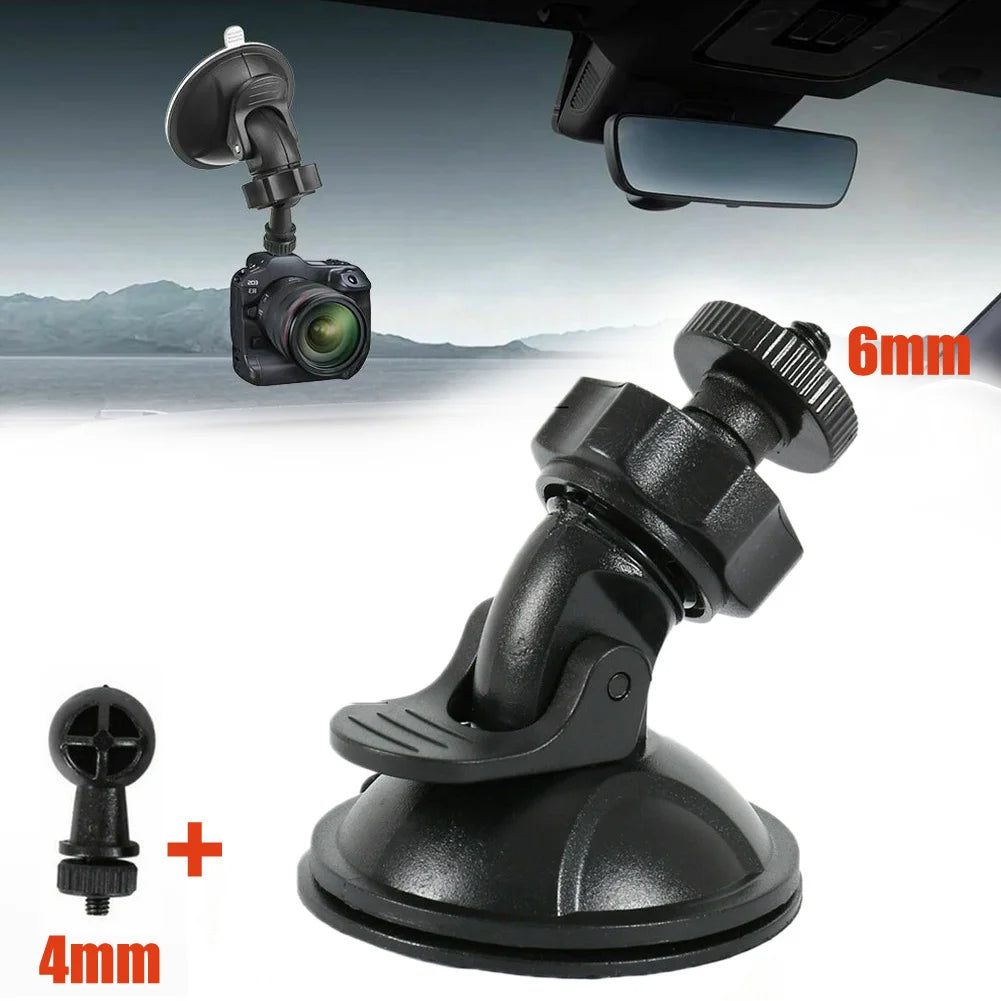 Car Mounted Recorder Bracket Car Video Recorder Suction Cup Bracket Camera Stand Suction Cup 4mm+6mm Car Accessories