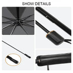 Car Sunshade Umbrella-style Front Glass Sunshade Sunscreen Heat Insulation Cloth Car Windshield Sunshade Umbrella Shade Amagi