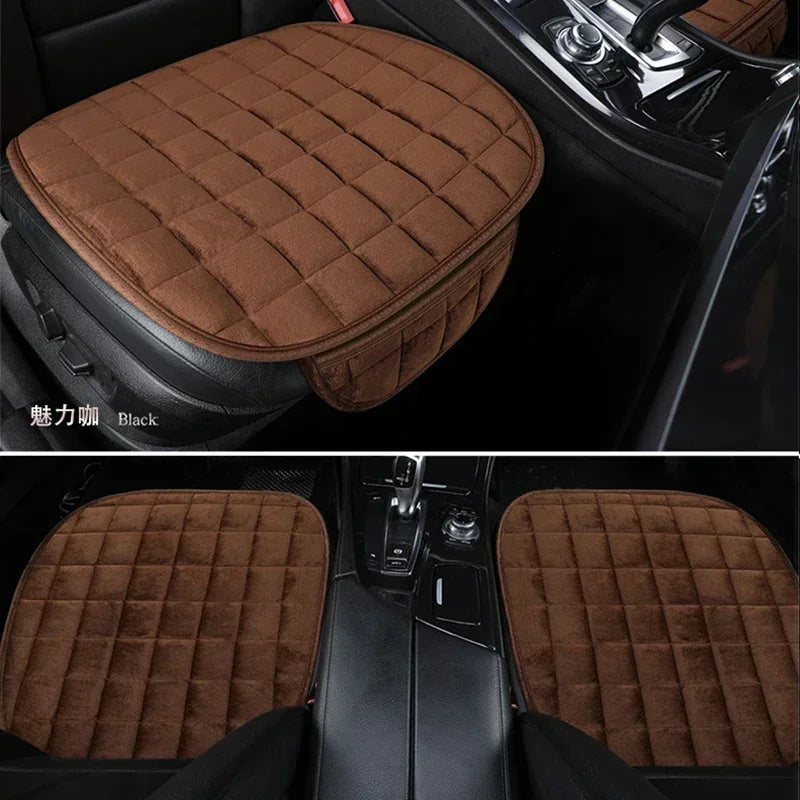 Car Seat Cover Winter Warm Cushion Anti Slip Universal Front Chair Breathable Pad for Vehicle Auto Car Protector Amagi