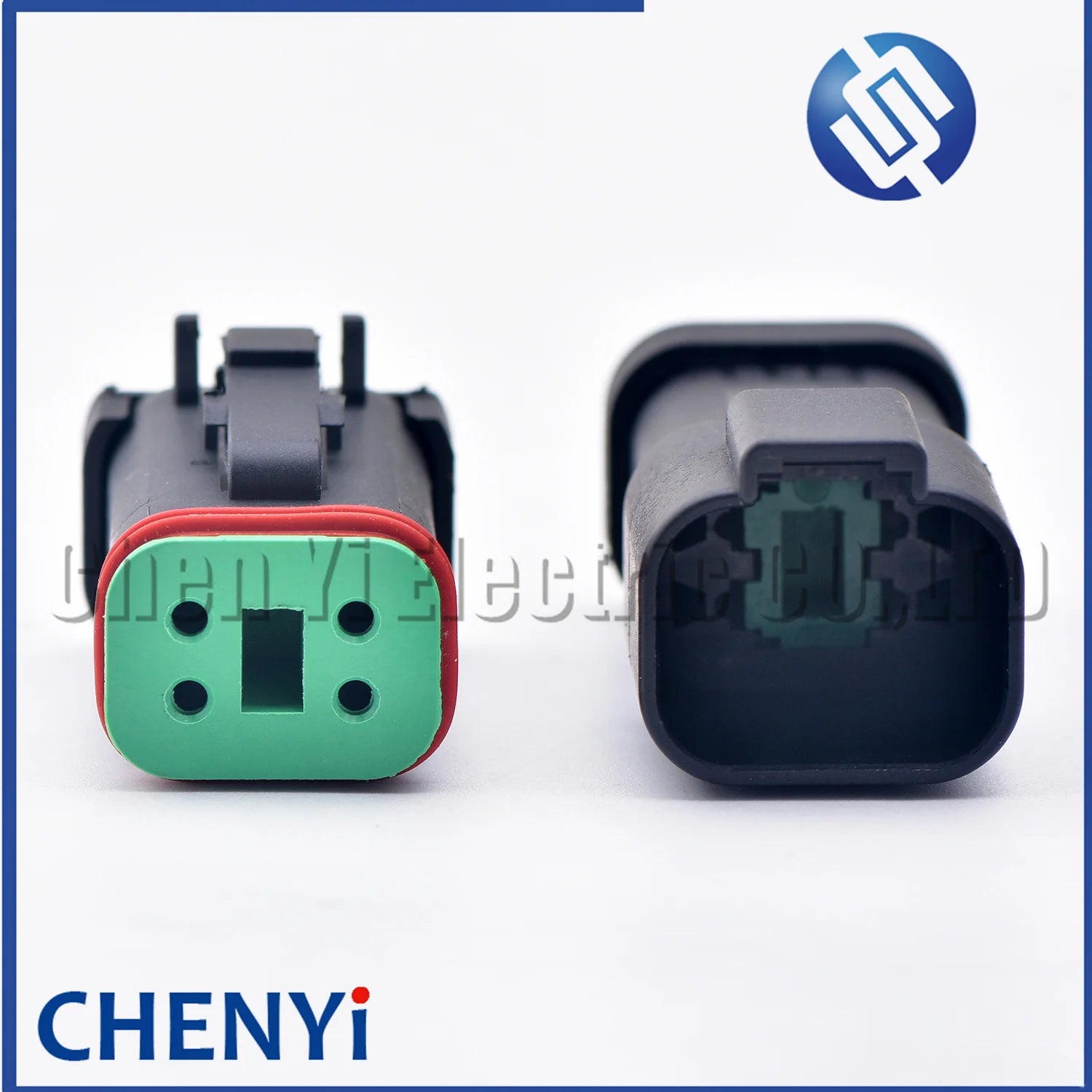 4 Pin Black DT series Connector Waterproof Plug Socket DT06-4S DT04-4P DT06-4S-E005 DT04-4P-E005 For Engineering Vehicle Deutsch