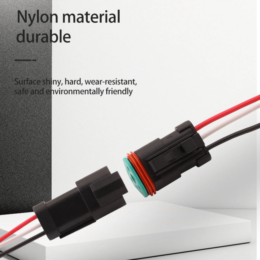 3 PIN 1.6mm Male Female Connector Waterproof Wiring Harness For Engineering Vehicle Deutsch DT04-3P-E005 DT06-3S-E005