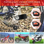 Motorcycle Bicycle Lock Alarm Safety Protection Padlock Disc Aluminum Alloy Anti-Theft Reminder Rope Lock Bag Motorcycle Amagi