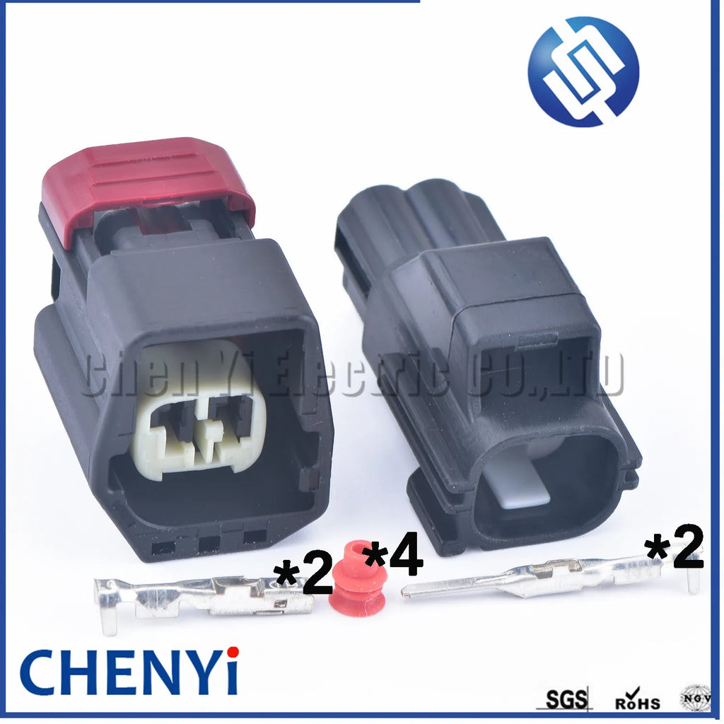 2 Pin Auto water jet motor plug temperature sensor connector 7282-5548-30 7283-5558-10 7282-5558-10 7283-5548-30 For Volvo Mazda