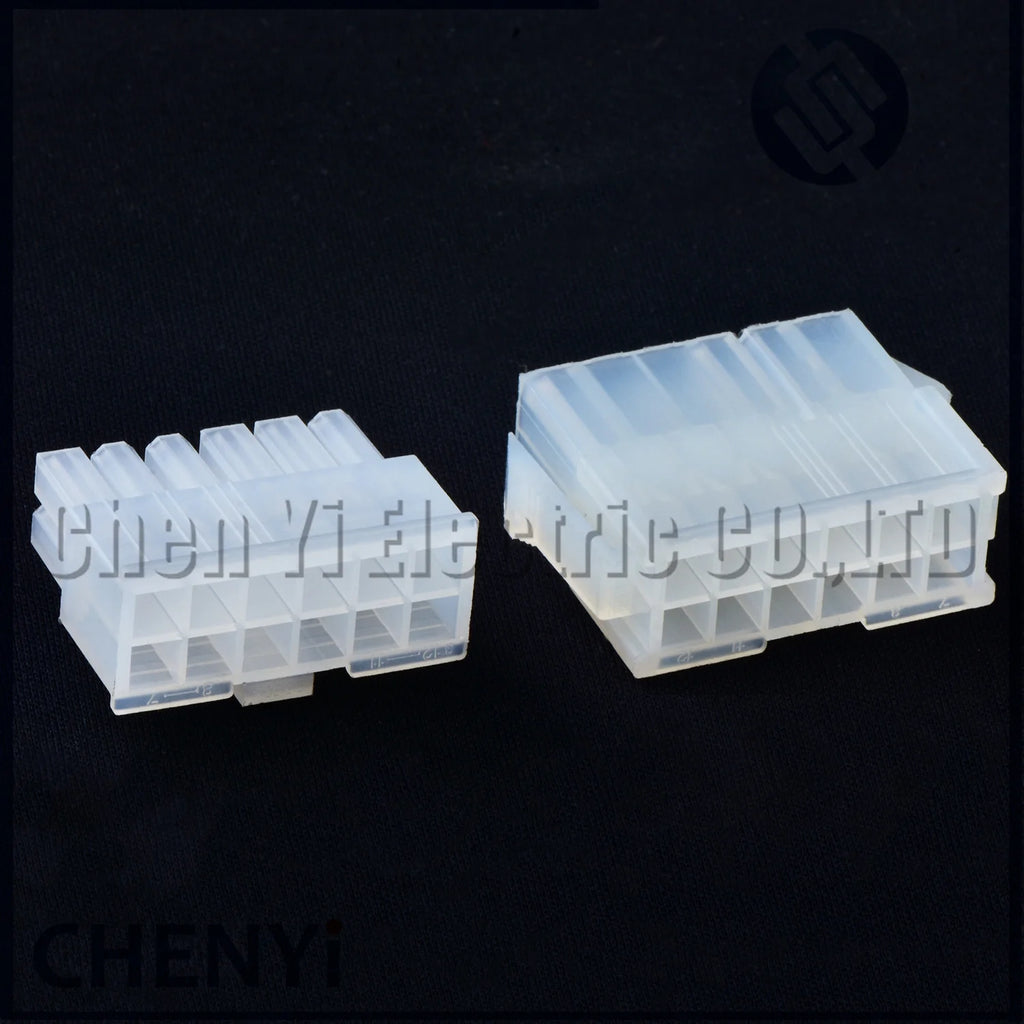 5 Pcs 12 Pin Automotive electronic connector wire harness plug socket 5557-2*6R 5559-2*6P male or female with Pins