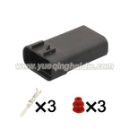 3Pin Connector Waterproof 2.2mm Male Female Connectors Automotive Cable Plug DS-BN-3F-GR for Toyota 20V 4AGE 6248-5316 6248-5317