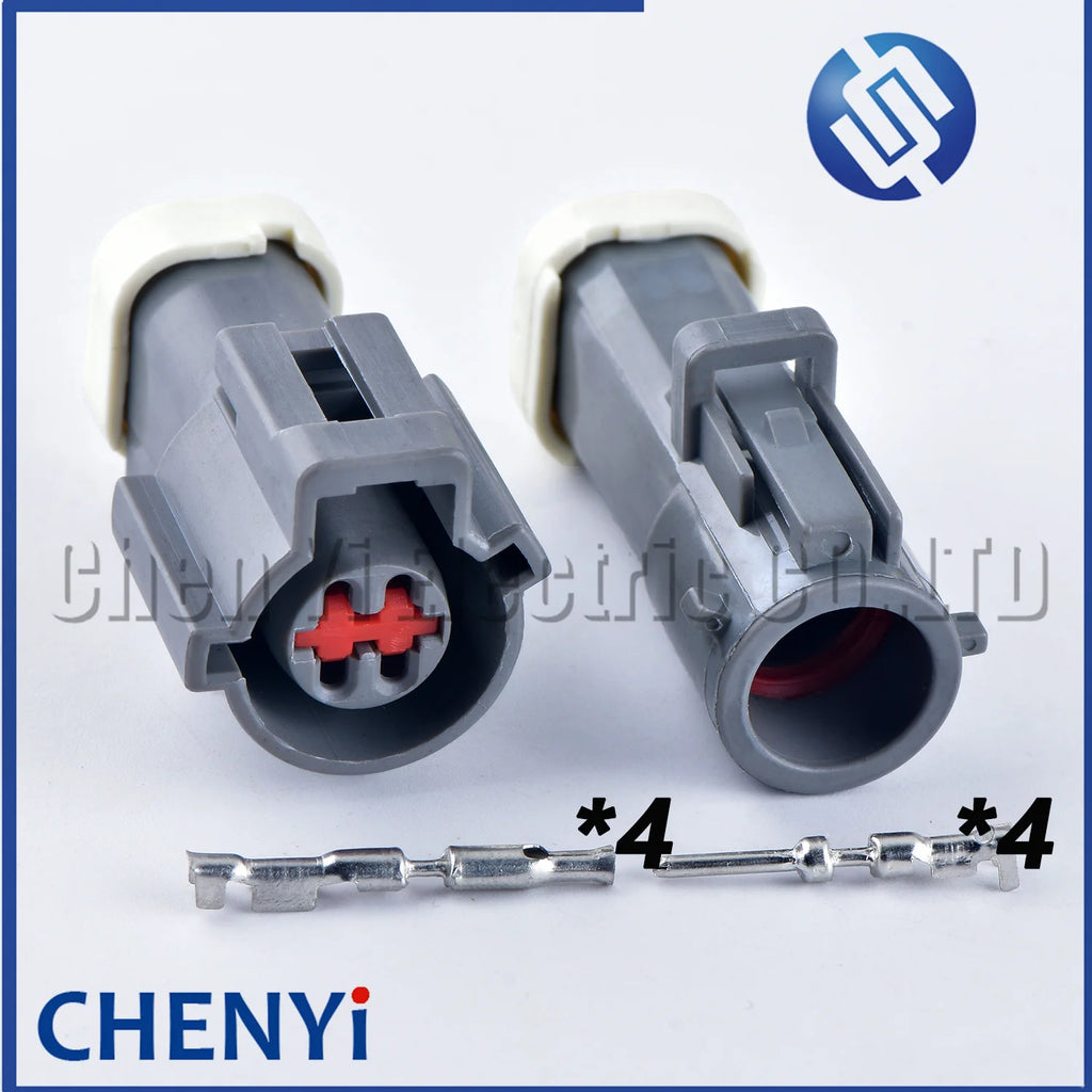 4 Pin Automotive waterproof connector front and rear sensor O2 Oxygen Sensor harness plug 3U2Z-14S411-HZB For Ford Mondeo Focus