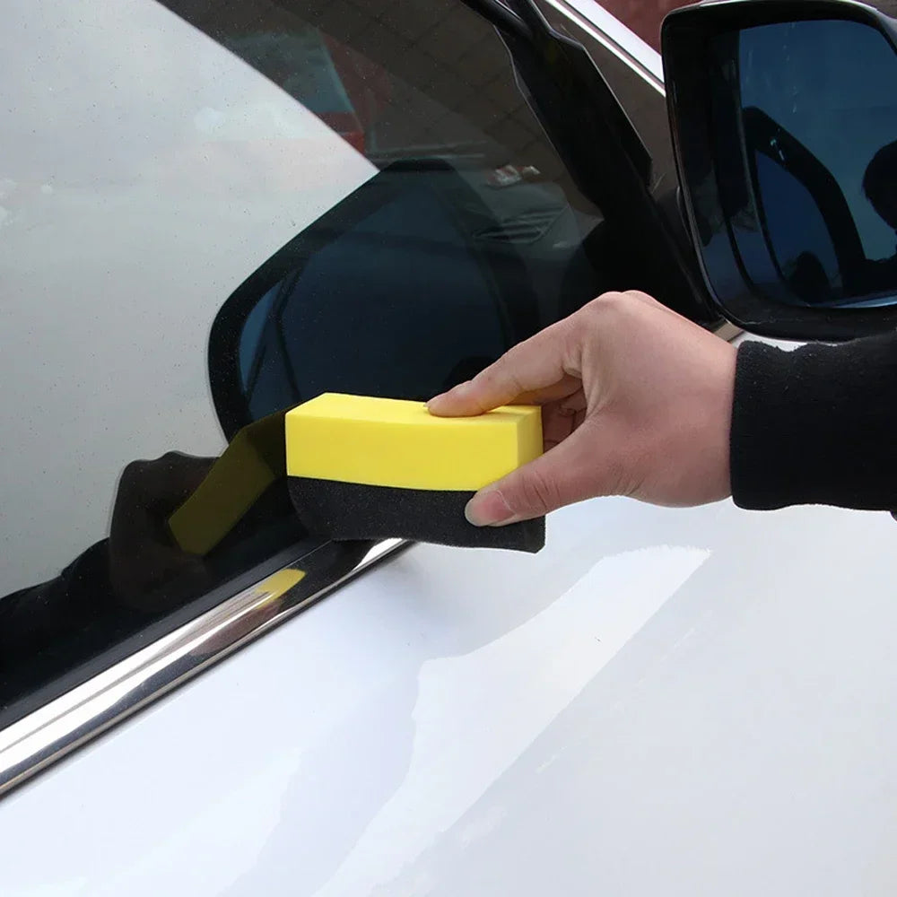 Car Wash Microfiber Towel Cleaning Sponge Brush Set for Wheel Wipe Water Suction Sponge Pad Polishing Tyre Brushes Tools Amagi