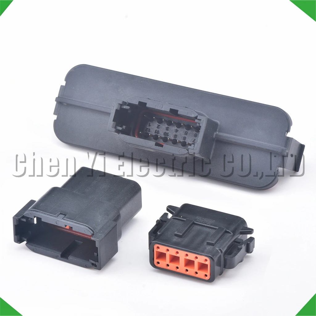 12-Pin Auto Connector Black Sealed waterproof connector Automotive Connector Heavy